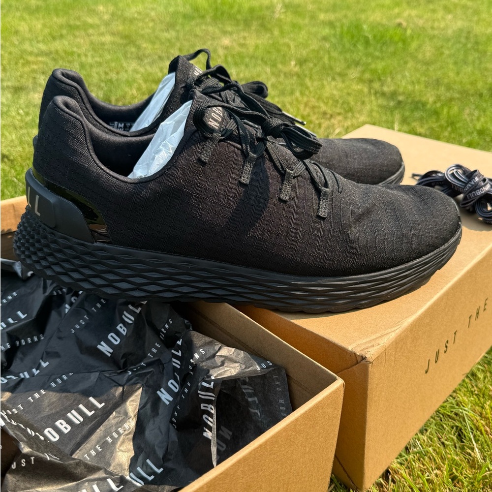 NIB NOBULL Black Ripstop Runner Sneakers Unworn